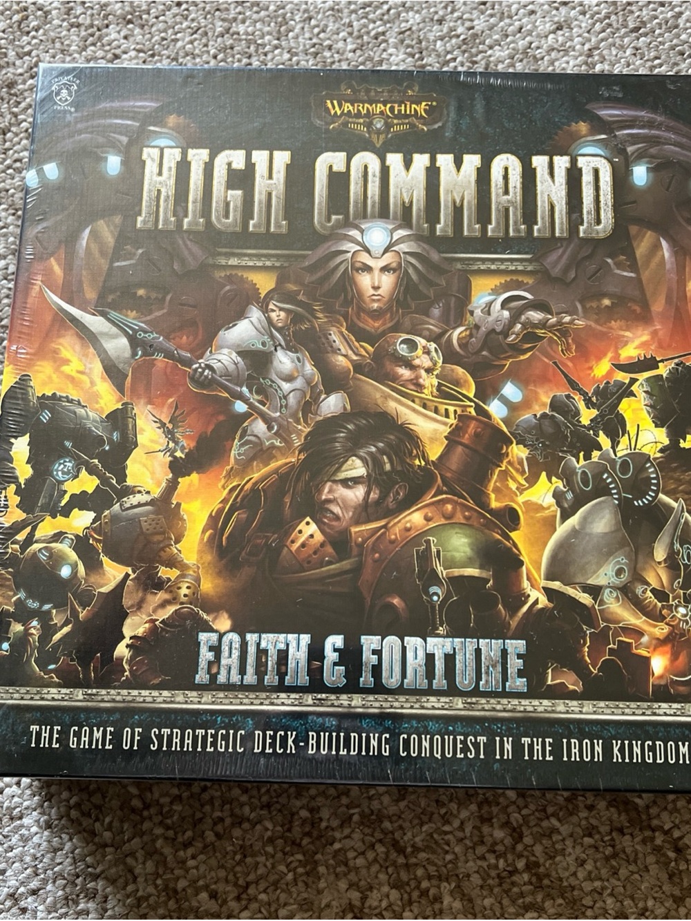 Warmachine High Command Faith & Fortune game